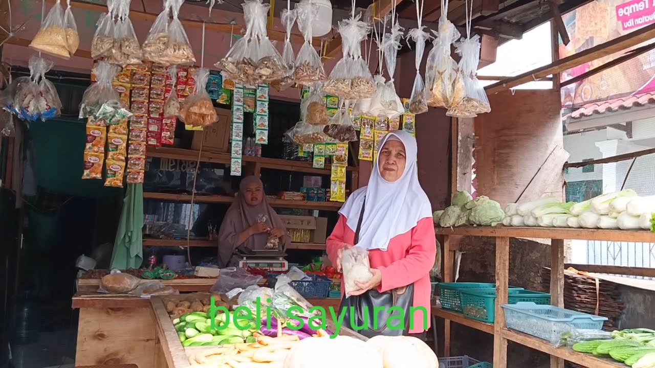 Mampir belanja sore hari setelah dari klinik 