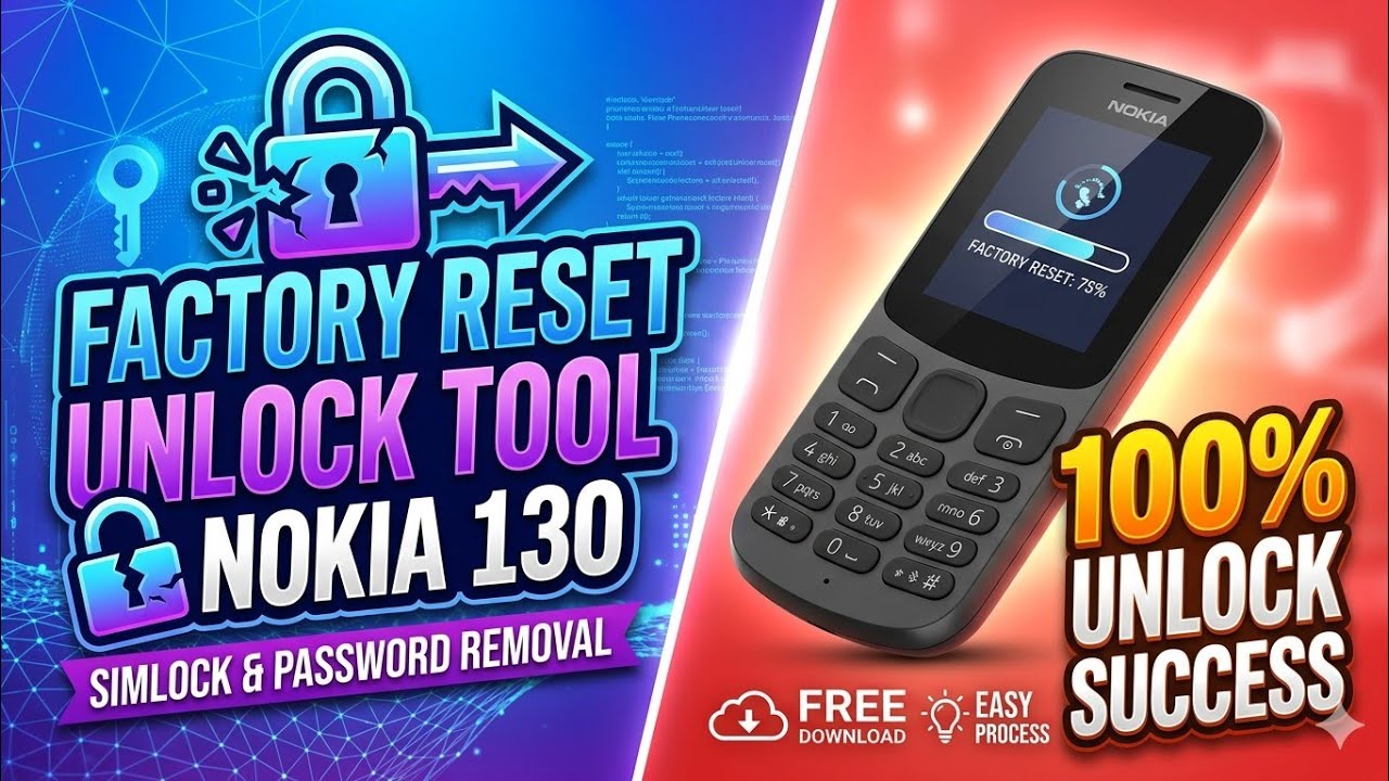 nokia 130 factory reset unlock tool