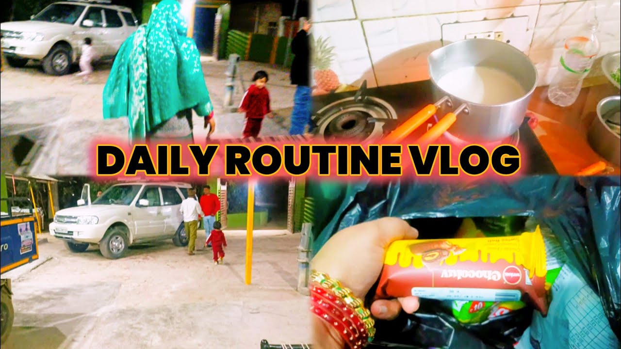 Husband ji ja rahe hai bahar bache jaane nhi de rahe hai 😂...!!!my daily routine vlog 🏡