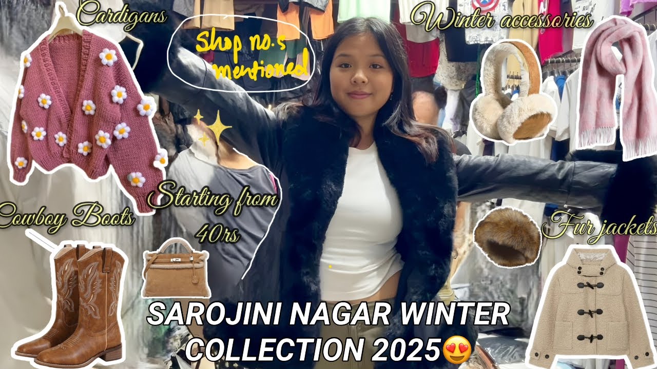 Sarojini Nagar market winter shopping guide 2025 🛍️ + Try on haul🧣