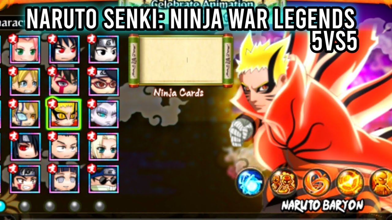 NARUTO SENKI: NINJA WAR LEGENDS | FULL CHARACTER | NARUTO SENKI TERBARU 2023😱