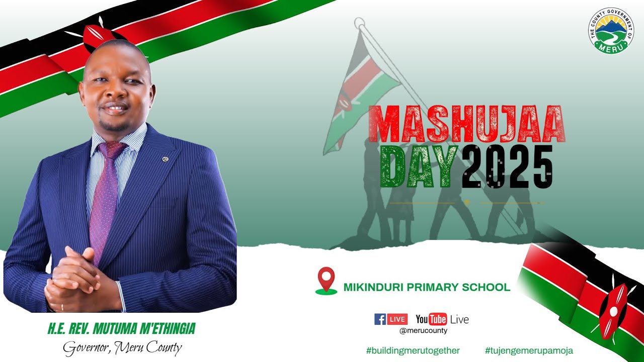 Mashujaa Day Celebrations, at Mikinduri Primary School in Tigania East Sub County.