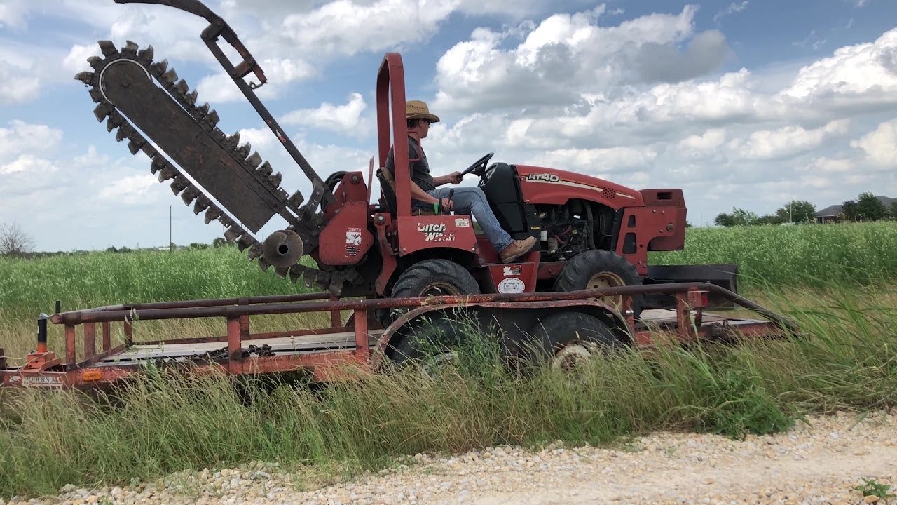 Installing Mega Long Water Line
