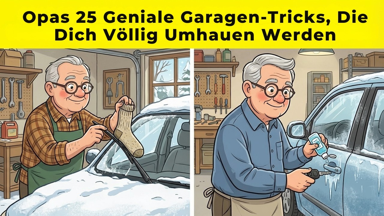 Opas 25 Geniale Garagen Tricks, Die Dich Völlig Umhauen Werden Und Das Leben Einfacher Machen!