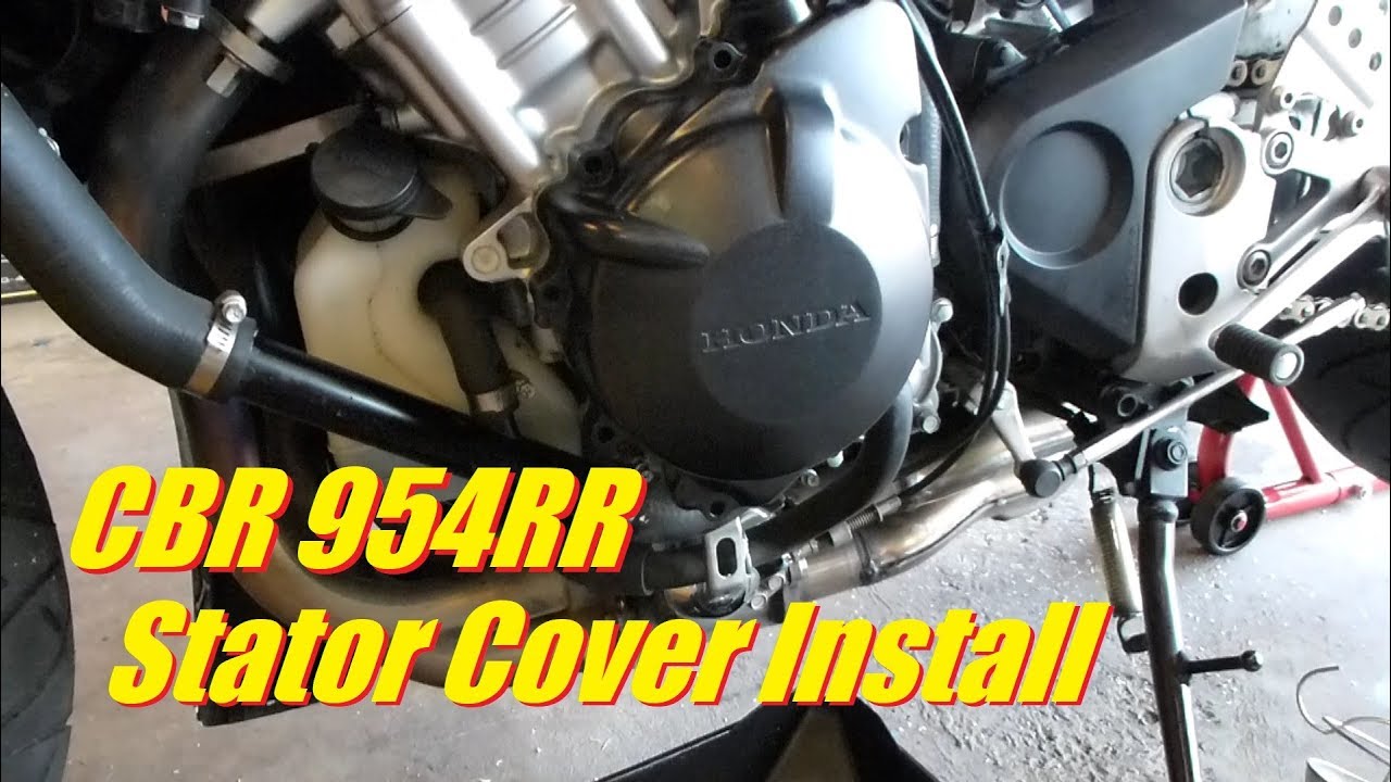 Remove & Install Stator Cover & Fairing on Honda CBR 954RR 929RR