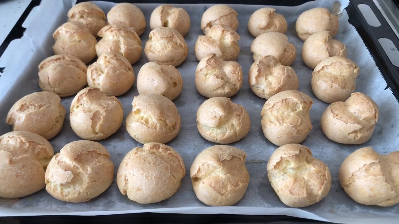 EN PRATİK PROFİTEROL TARİFİ 💯ŞU (choux) HAMURU