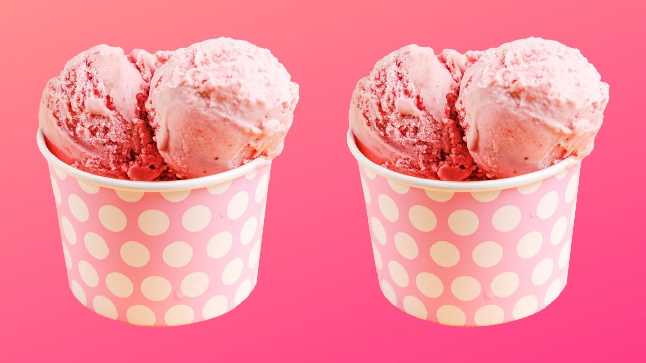 HELADO DE FRESA SIN MÁQUINA | SIN LECHE CONDENSADA
