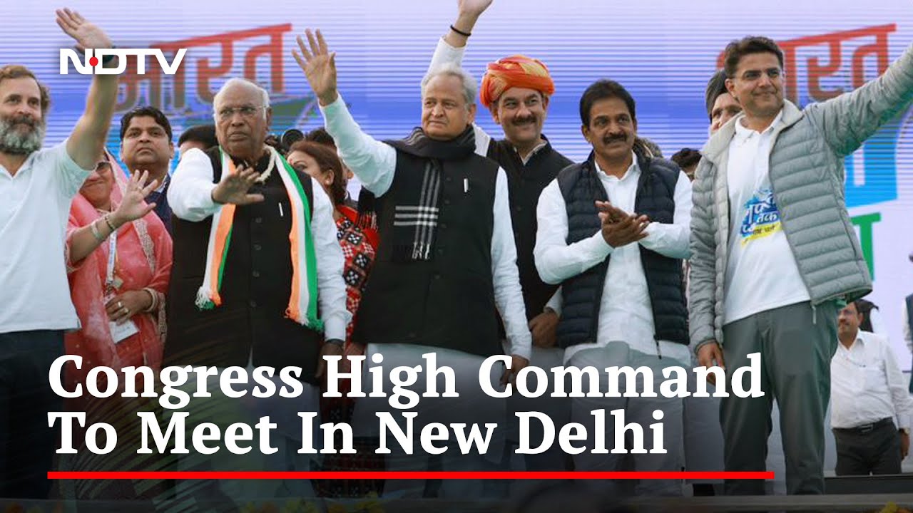 Ahead Of Polls, Rajasthan Congress To Meet Today