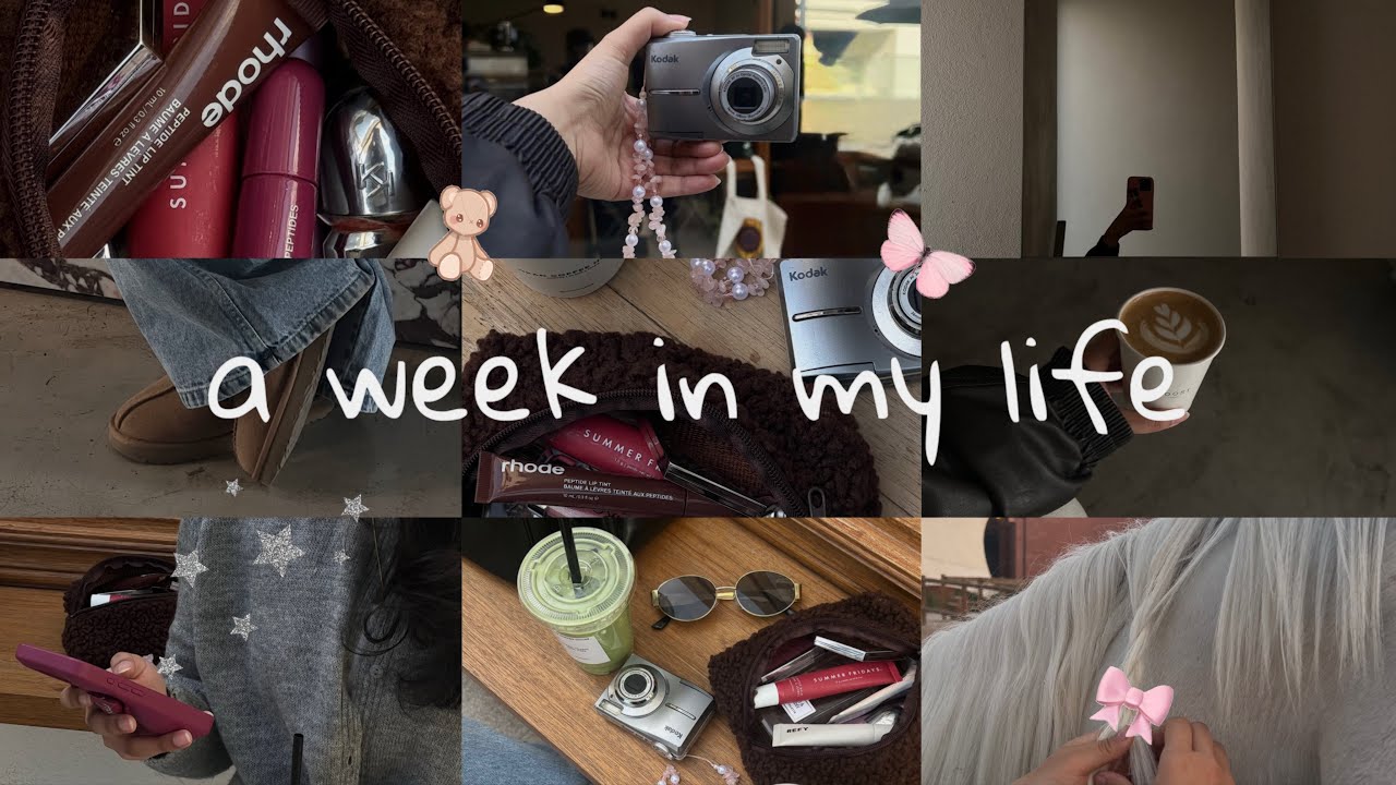 A WEEK IN MY LIFE vlog 🍵🎀 *kuwait edition* cafes, matcha run, shopping, horse riding ..