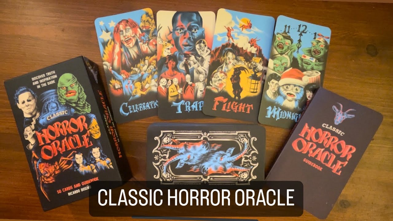 Classic Horror Oracle Cards | Full Flip Through