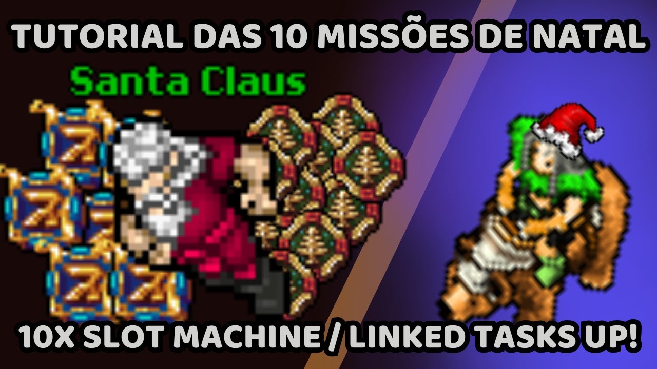AS 10 MISSÕES DE NATAL 🎅🏾 / 10x SLOT MACHINE 🎰 / TASKS UP 👆 - RUBINOT #4