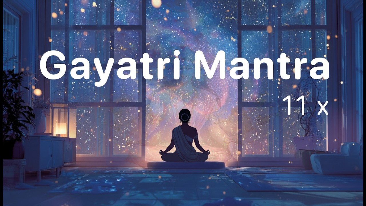 Gayatri Mantra 11 Times | Divine Voice | Calming LoFi Mantra for Focus, Sleep & Healing #mantra