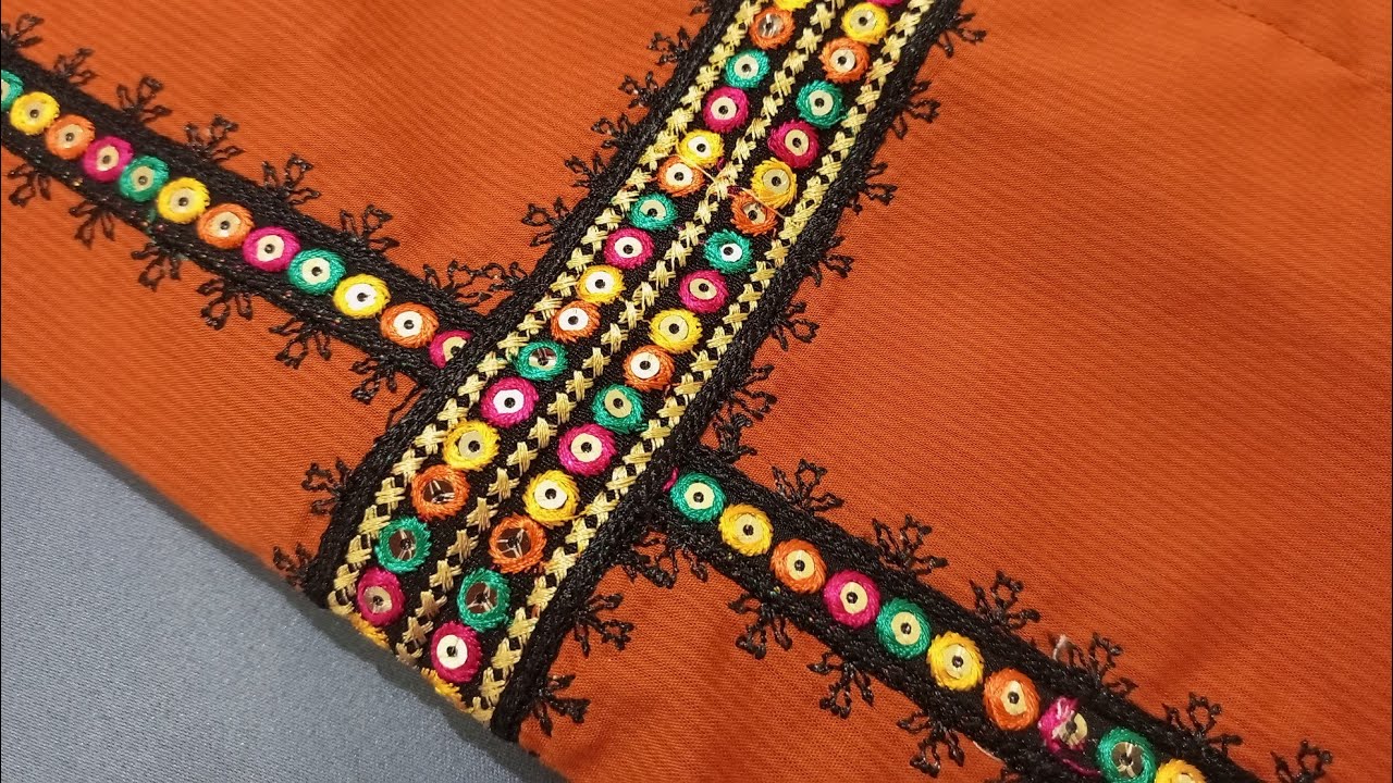 Low Budget Ready-made Style Embroidered Kurta Designing