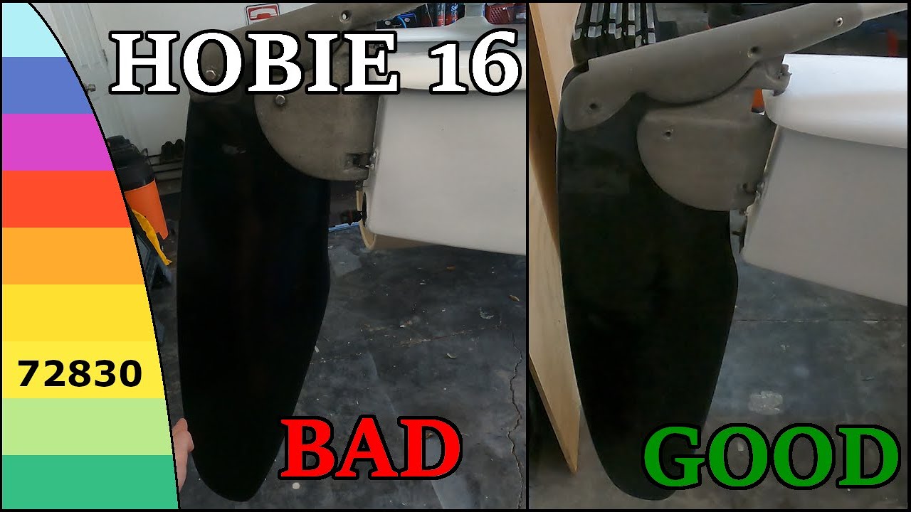 How to Fix a Heavy Rudder - Hobie 16