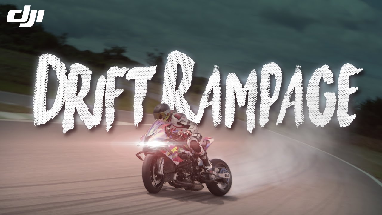 DJI RS3 PRO - ULTRA SLOWMOTION DRIFT MOTORCYCLE