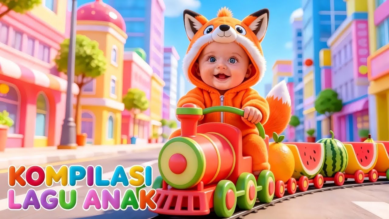 Kompilasi Lagu Anak Populer | Naik Kereta Api, Anak Kucing Meong-Meong, Cit Cit Cuit, Ada Kodok dll