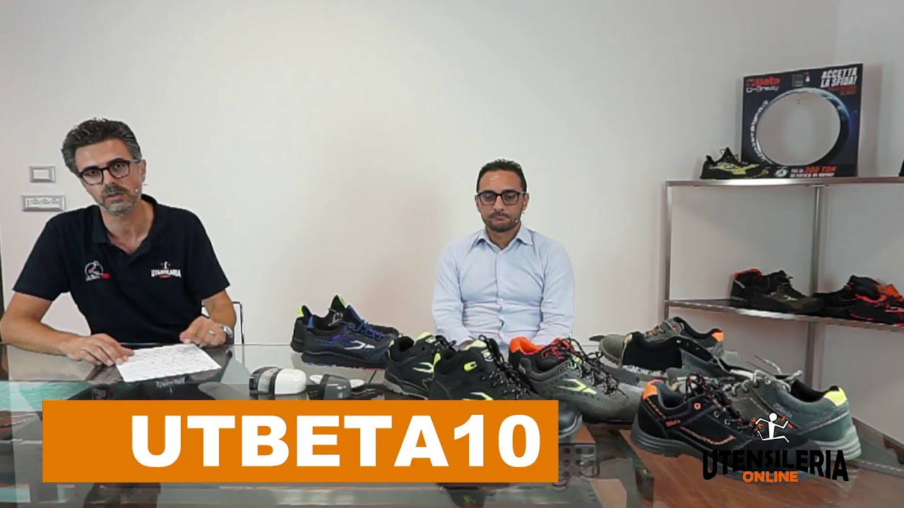 Webinar UtensileriaOnline:  Scarpe antinfortunistiche Beta consigli, modelli e settori di utilizzo