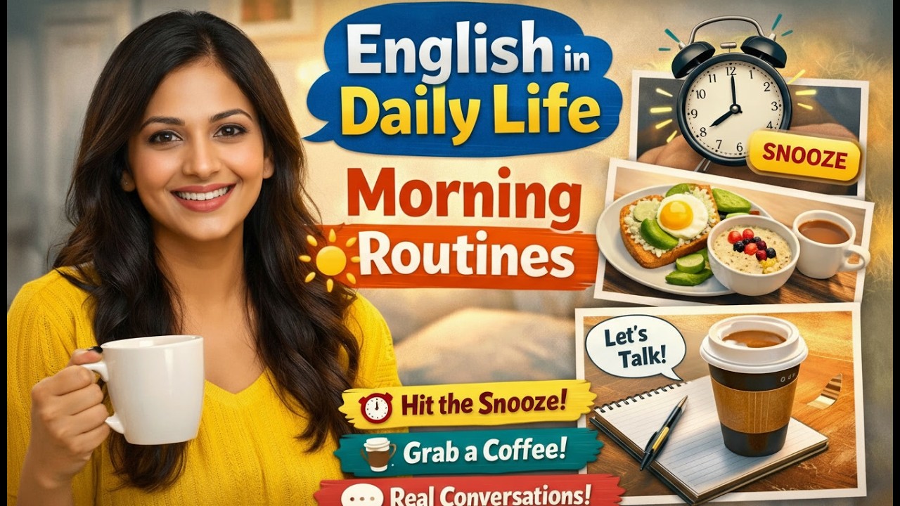 English in Daily Life – Morning Routines | Real Conversations for Real Situations