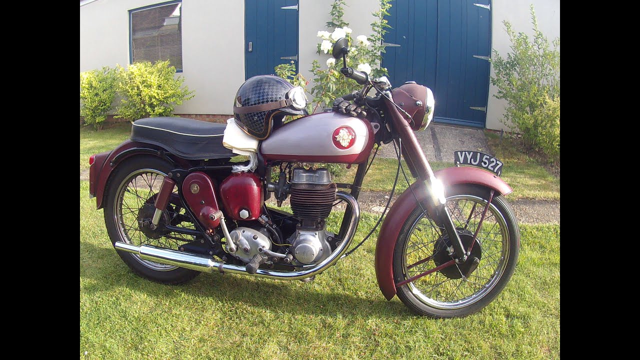 1958 BSA C12 High Speed Run. Will It Do 80 !!