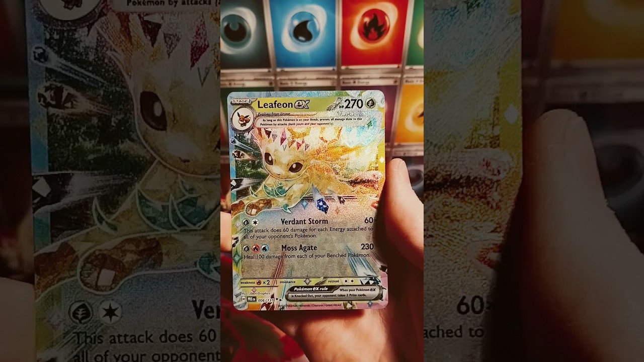 leafeon ex Pokémon kaart