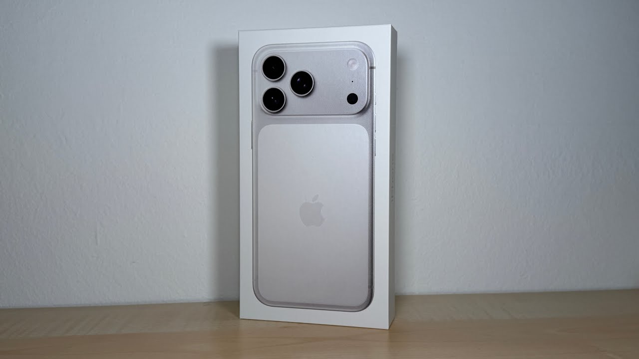 iPhone 17 Pro Max Unboxing: Clear Case + Panzerglas Setup