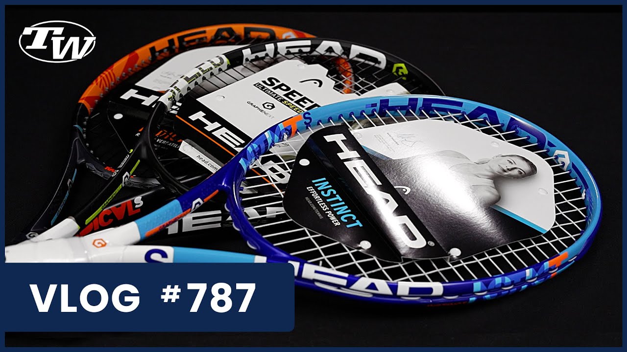 New (& old) Prince Tennis Racquets; awesome priced HEAD Radicals, Speeds & Instincts! - VLOG 787