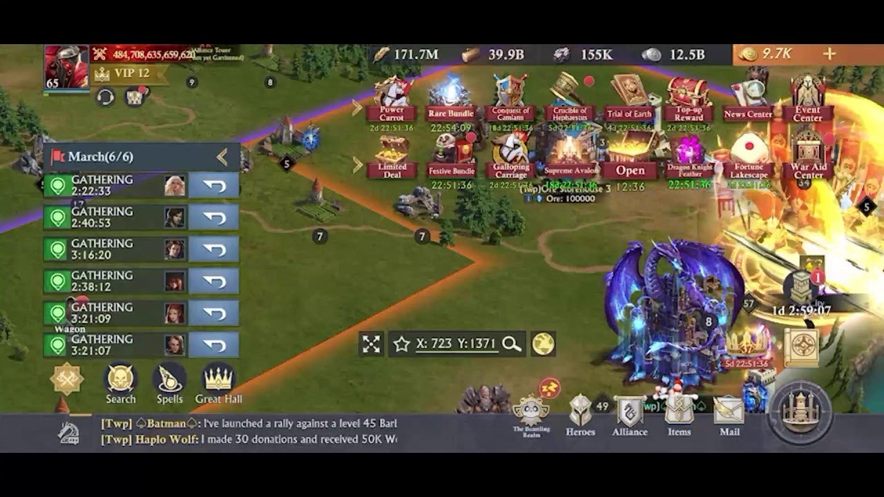 King of Avalon Live, Dragon Power & Base Building Strategy#koa #KoAGameplay#MobileStrategyGames