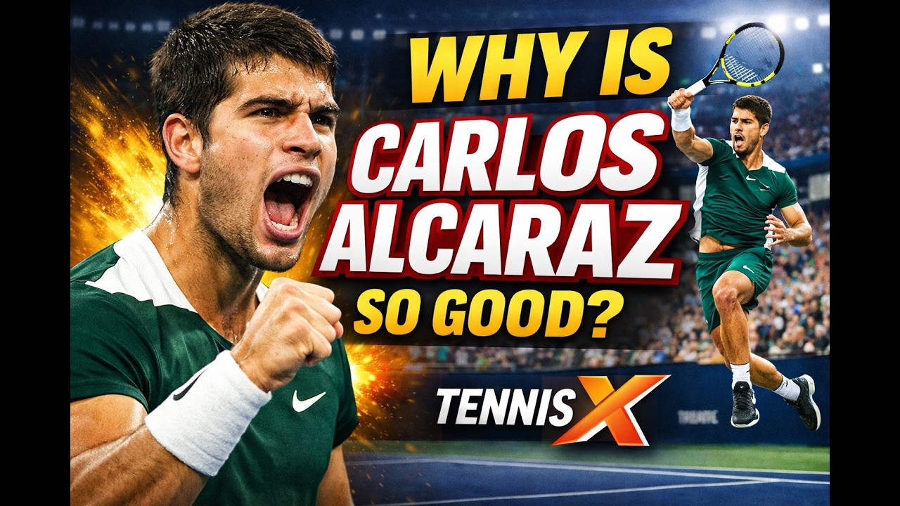 Why is Carlos Alcaraz so good? (The Science of His Speed)