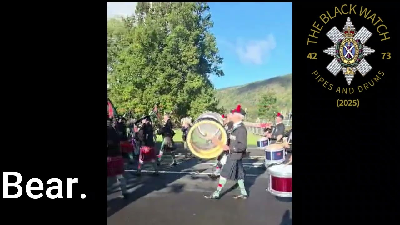 Black Watch Association Pipes and Drums - Aberfeldy Muster 2025