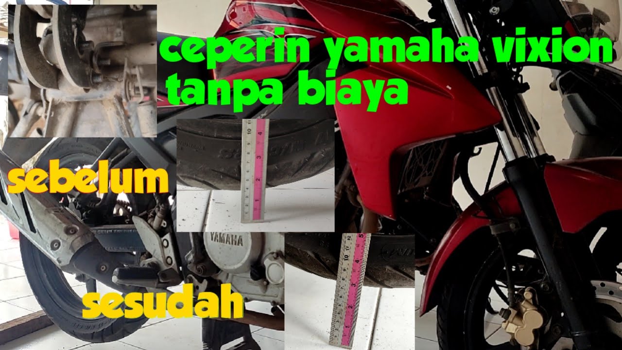 cara menurunkan shok belakang vixion | ceperin motor vixion