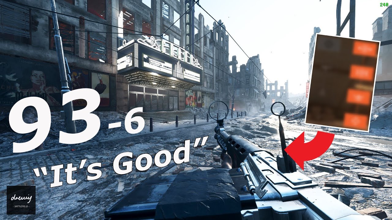 ''It's GOOD'' 93-6 - FG42 - RTX 3060 1440p LOW - Battlefield V