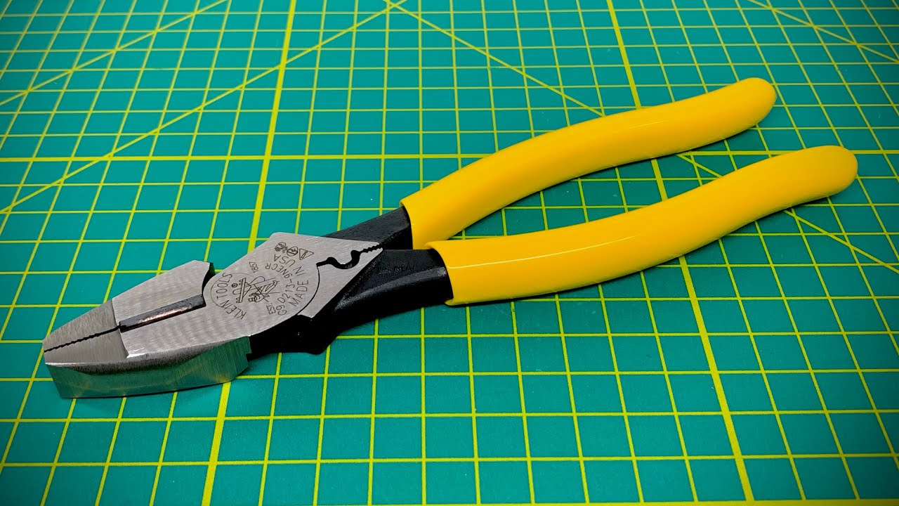 Klein Tools D213-9NE-CR Lineman's Crimping Pliers