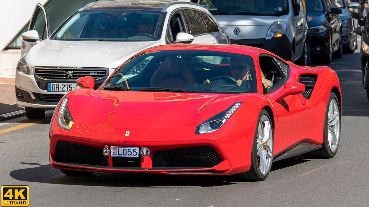 A collection of FERRARI 488 GTB in Monaco | 2020 4K