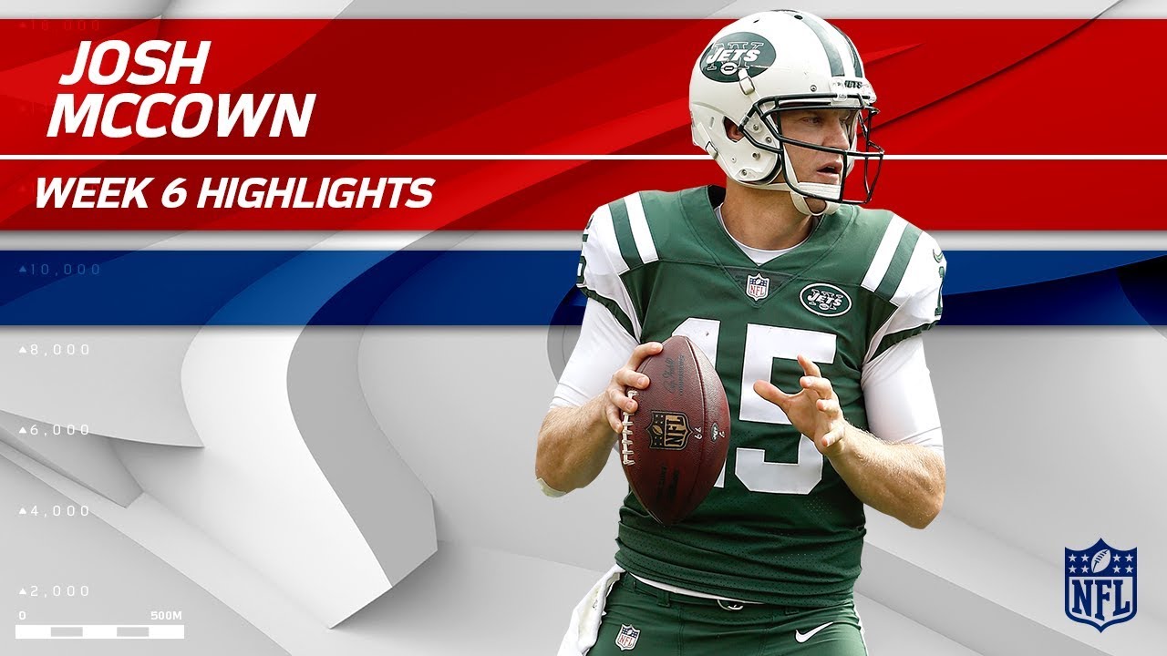 Josh McCown's Crazy Game w/ 354 Passing Yards & 2 TDs! | Patriots vs. Jets | Wk 6 Player Highlights