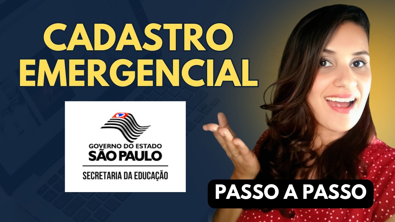 Abriu cadastro EMERGENCIAL do EStado de São Paulo. COMO SE INSCREVER?