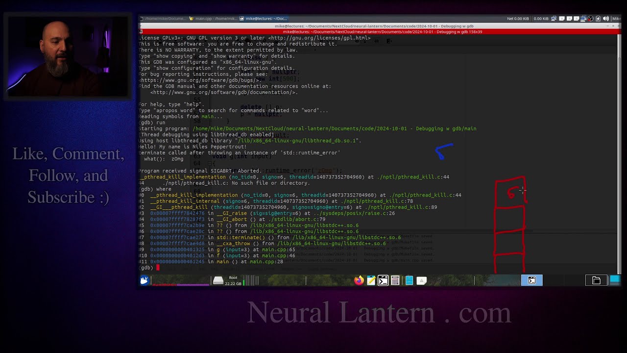 Master GNU Debugger: Debug C++ & Assembly Programs with GDB Like a Pro