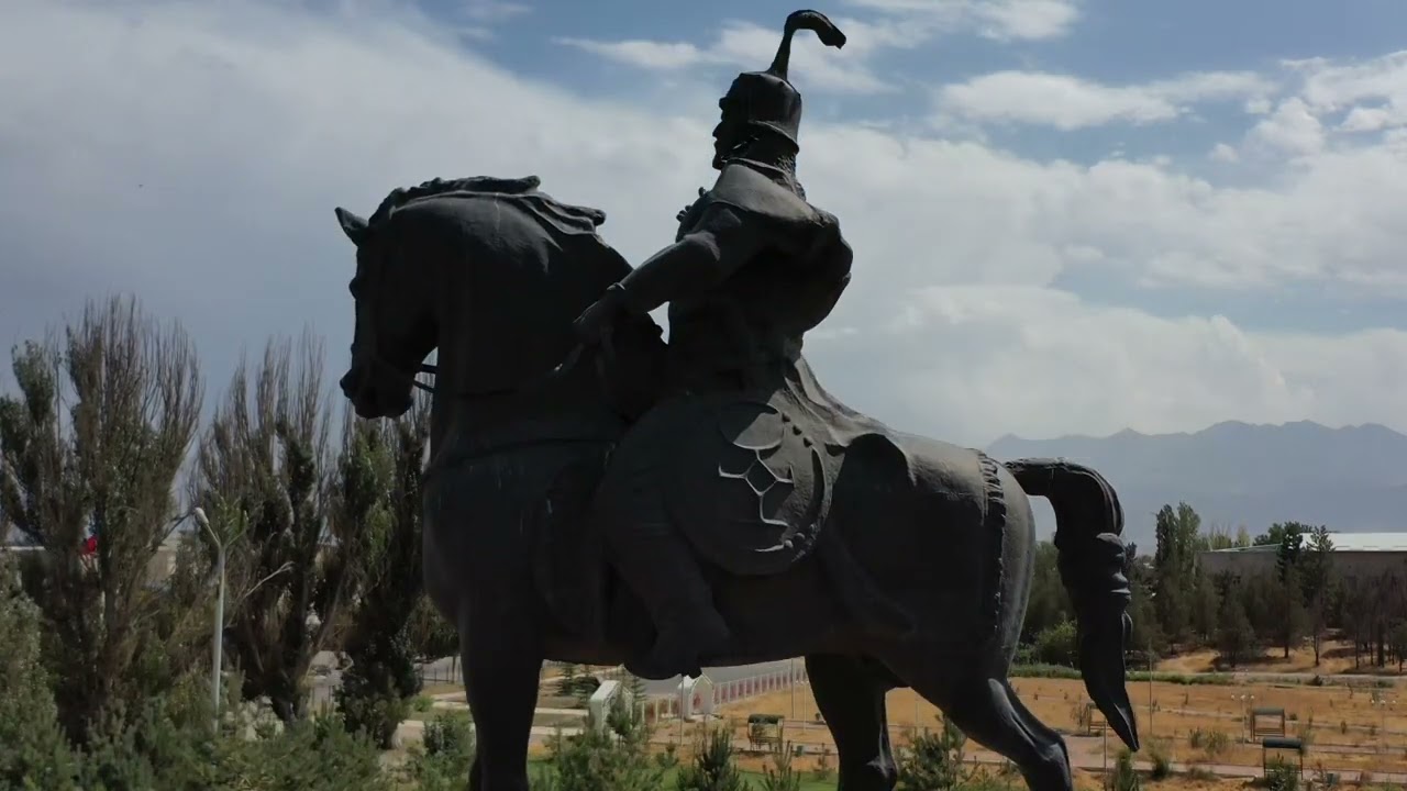 Токмок с высоты атичьего полёта. Tokmok, Kyrgyz Republic, トクモク、キルギス🇰🇬. Мои первые съёмки дроном.