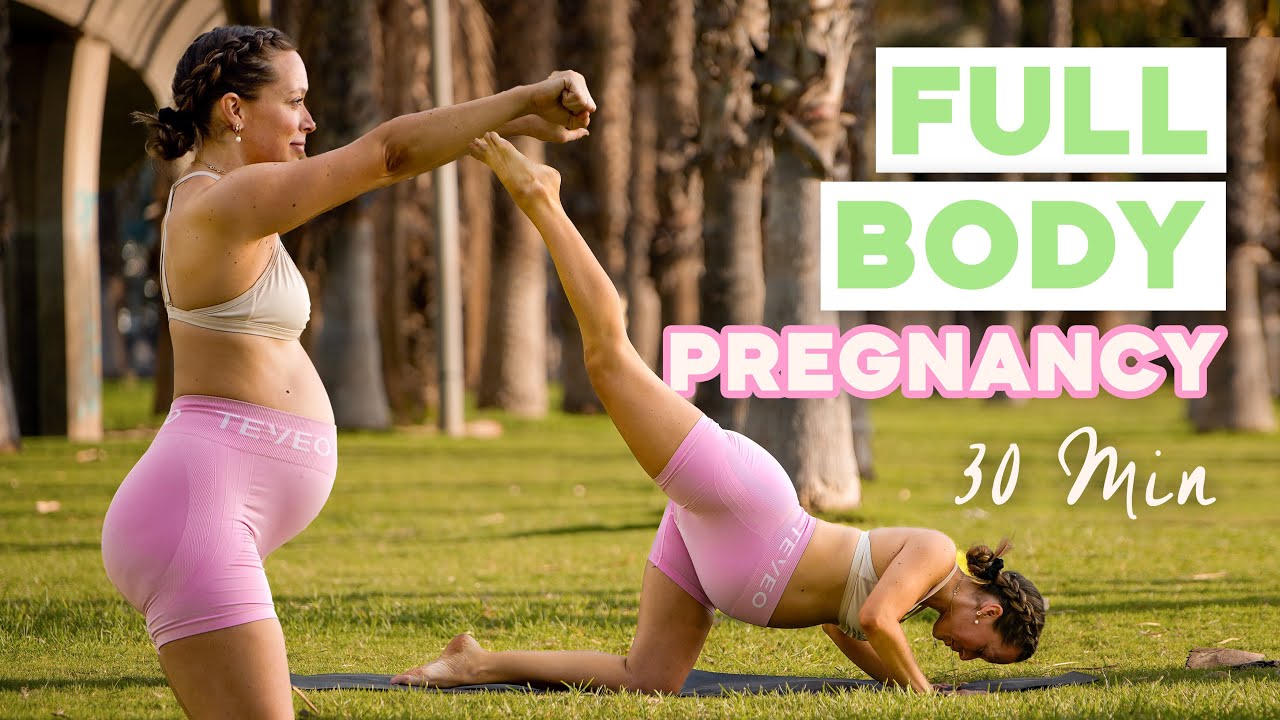 30 Min Pregnancy Workout | Ganzkörper Übungen für sportliche Schwangerschaft | * Advanced