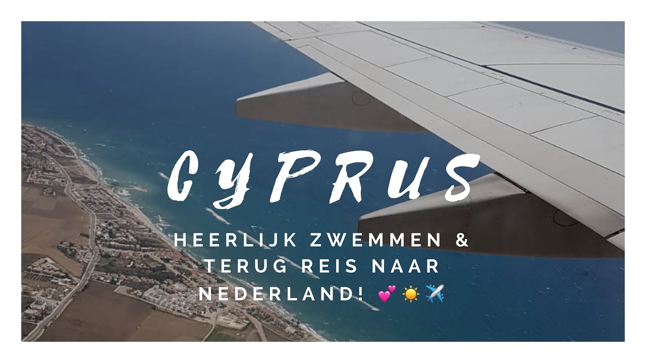 Heerlijk zwemmen & terug reis naar Nederland! 💕✈️🌴| Cyprus vlog #7&8 💛 | Melody Celine vlog #117