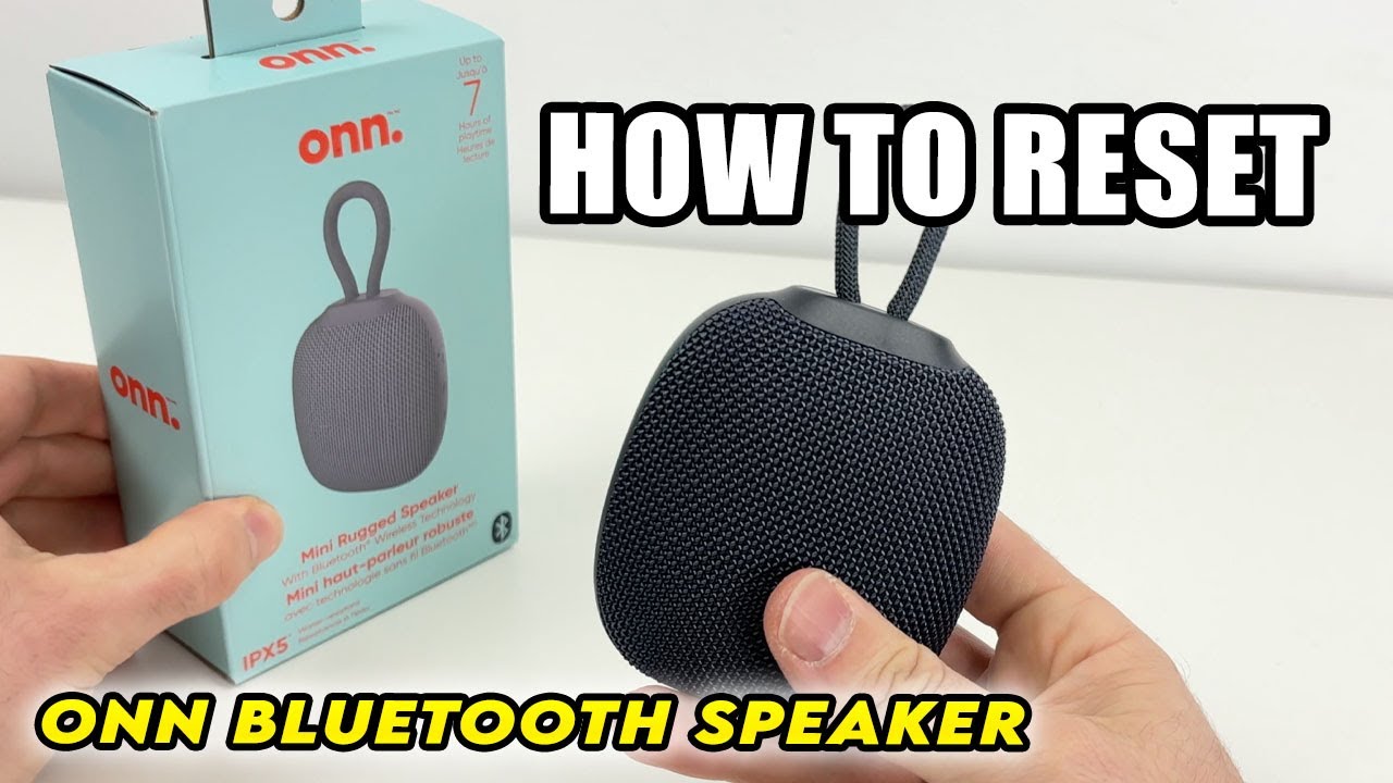 Как сбросить настройки вашей Bluetooth-колонки Onn