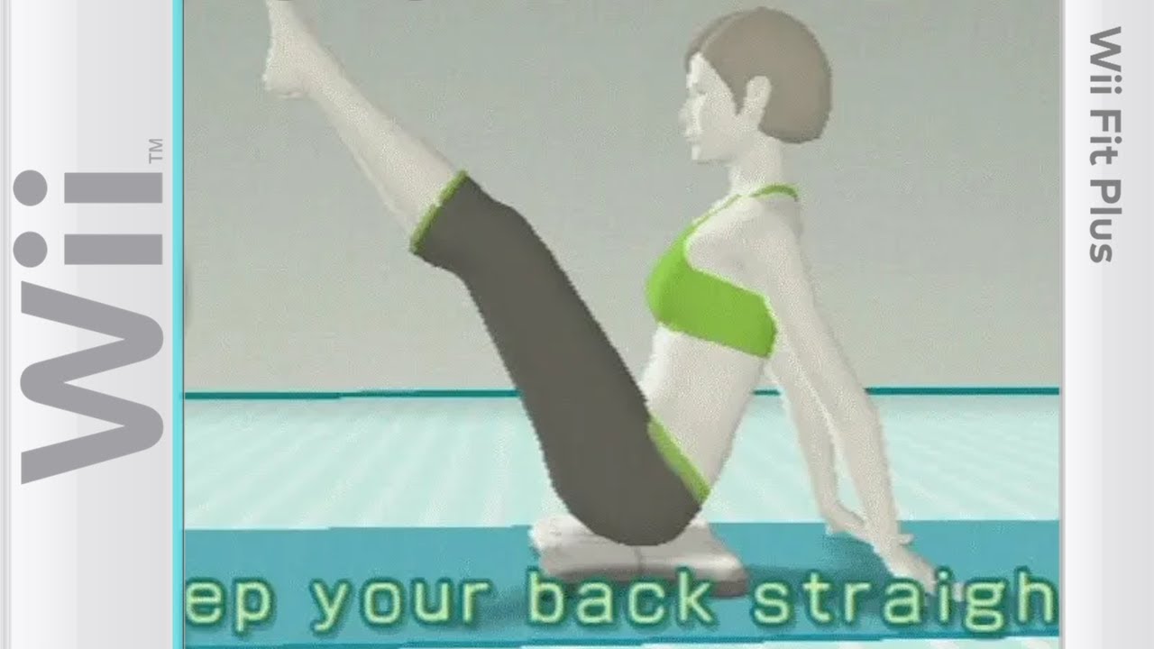 Wii Fit Plus - Wii - Йога 17: Поза V с приземлением