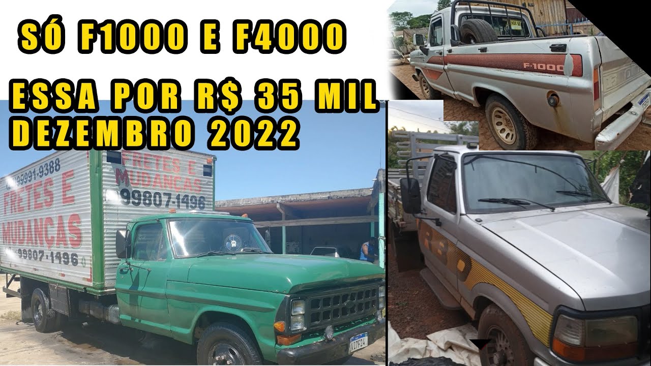 F1000 E F4000 PARA VENDER , V&Iacute;DEO COM OS DETALHES , DEZEMBRO 2022