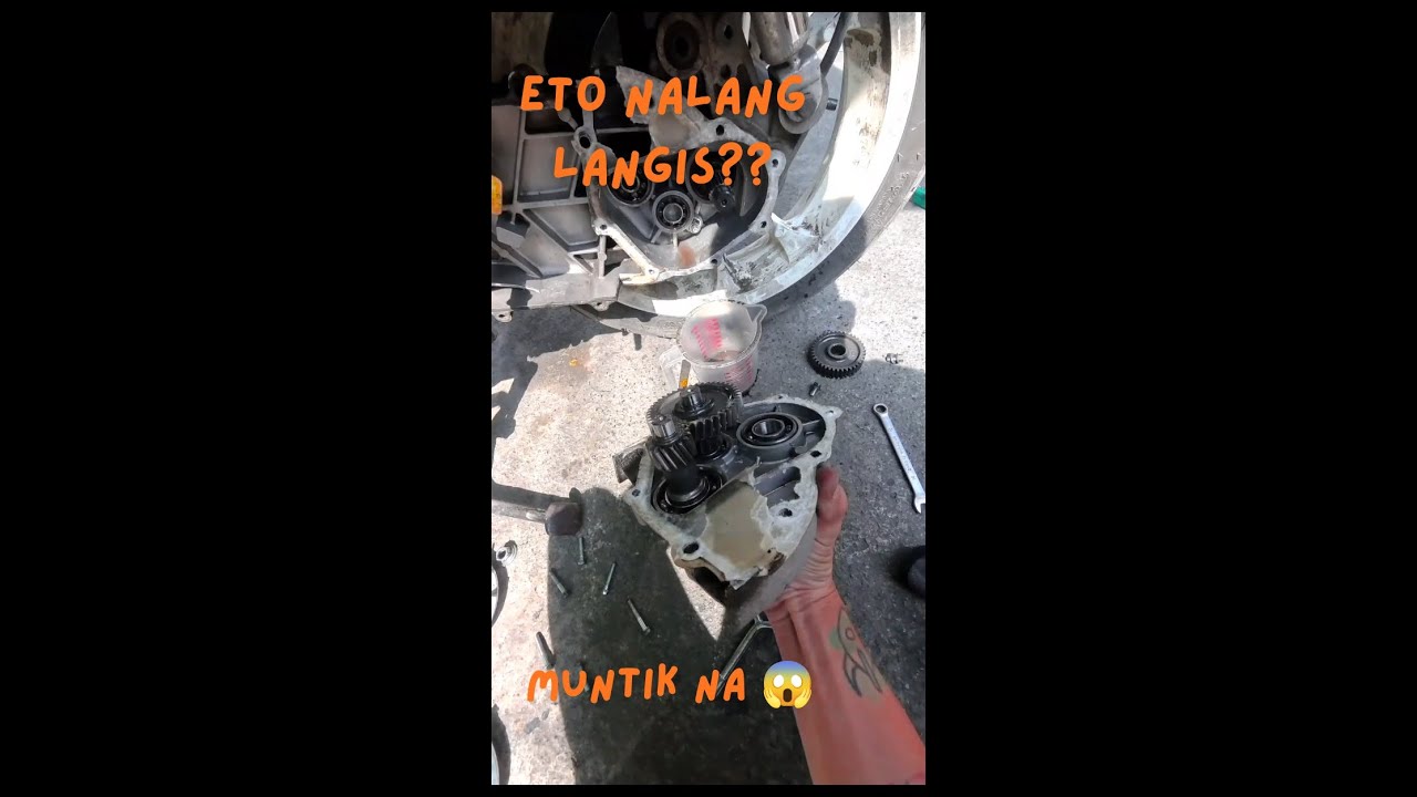 MUNTIK NA MADUROG GEARINGS KO! 😢 easyride 150n / easyride 150n gearbox gasket replace tutorial