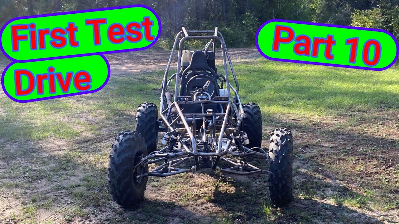First Test Drive 540 2 Stroke Kart/Buggy Build Part 10, Mini Sand Rail, Cross Kart? #BuiltNotBought