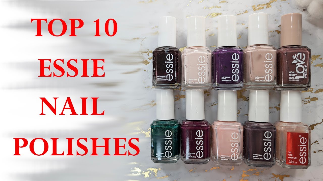 ЛЮБИМЫЕ ЛАКИ ДЛЯ НОГТЕЙ ESSIE ИЗ МОЕЙ КОЛЛЕКЦИИ | Свотчи на натуральных ногтях