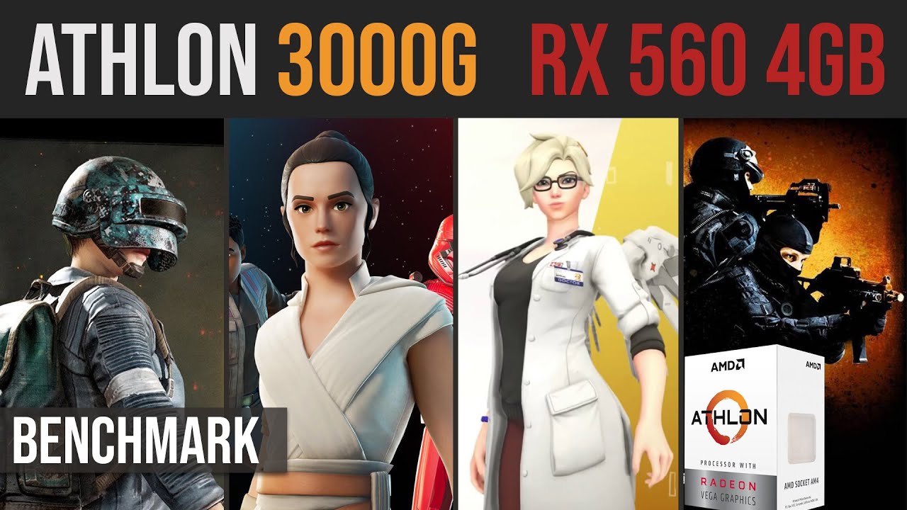 AMD Athlon 3000G | RX 560 4GB test in 12 games | 1080p