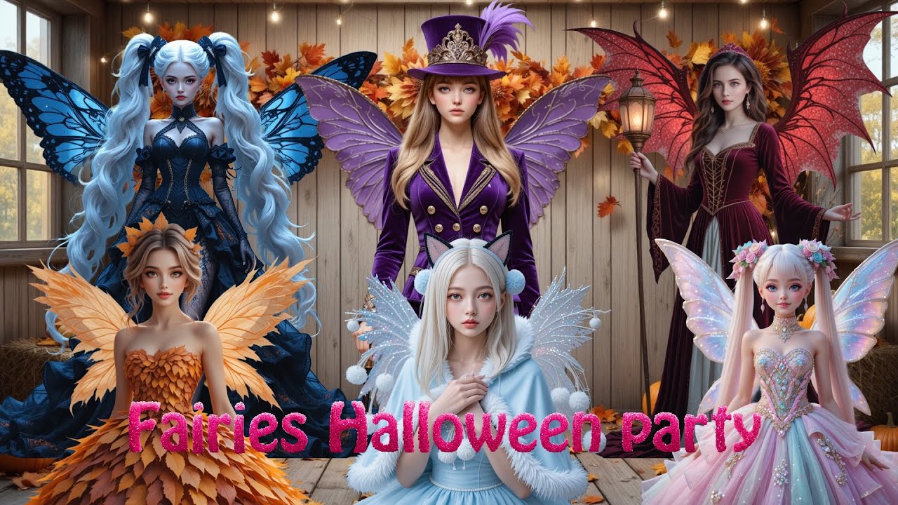 Fairies Halloween Party🍁🌸🎃