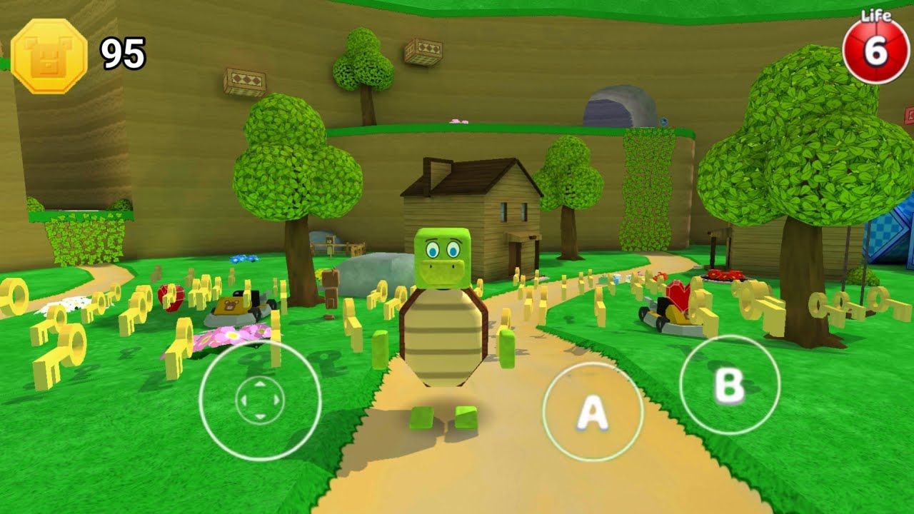 Turtle in Bear Village + Super Bear Adventure Gameplay Walkthrough