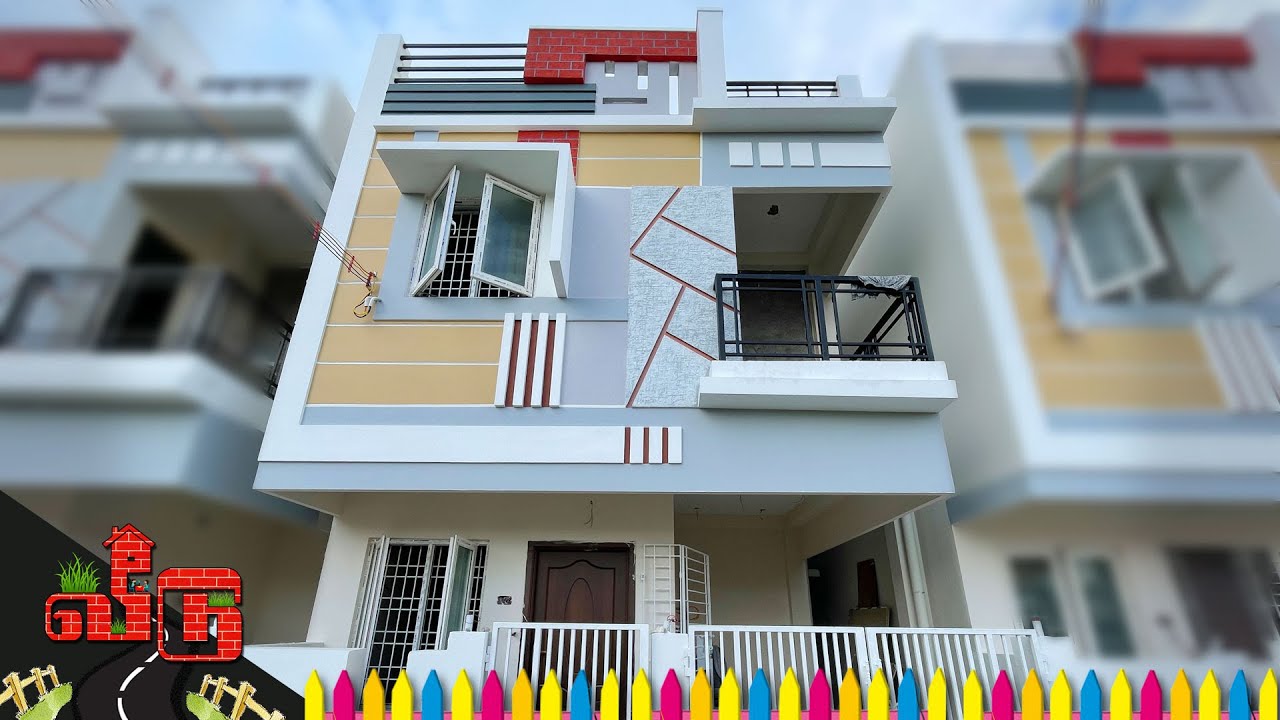 1.3 சென்டில் 600Sqft ல் அழகான 3BHK வீடு | Semi furnished House with Car Parking | Veedu 252