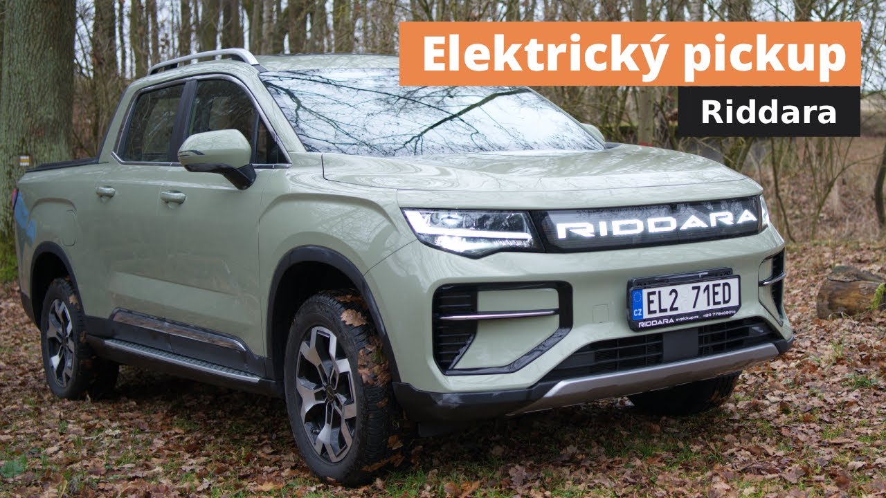 Lepší než Amarok nebo Ranger? Elektrický pickup Riddara RD6